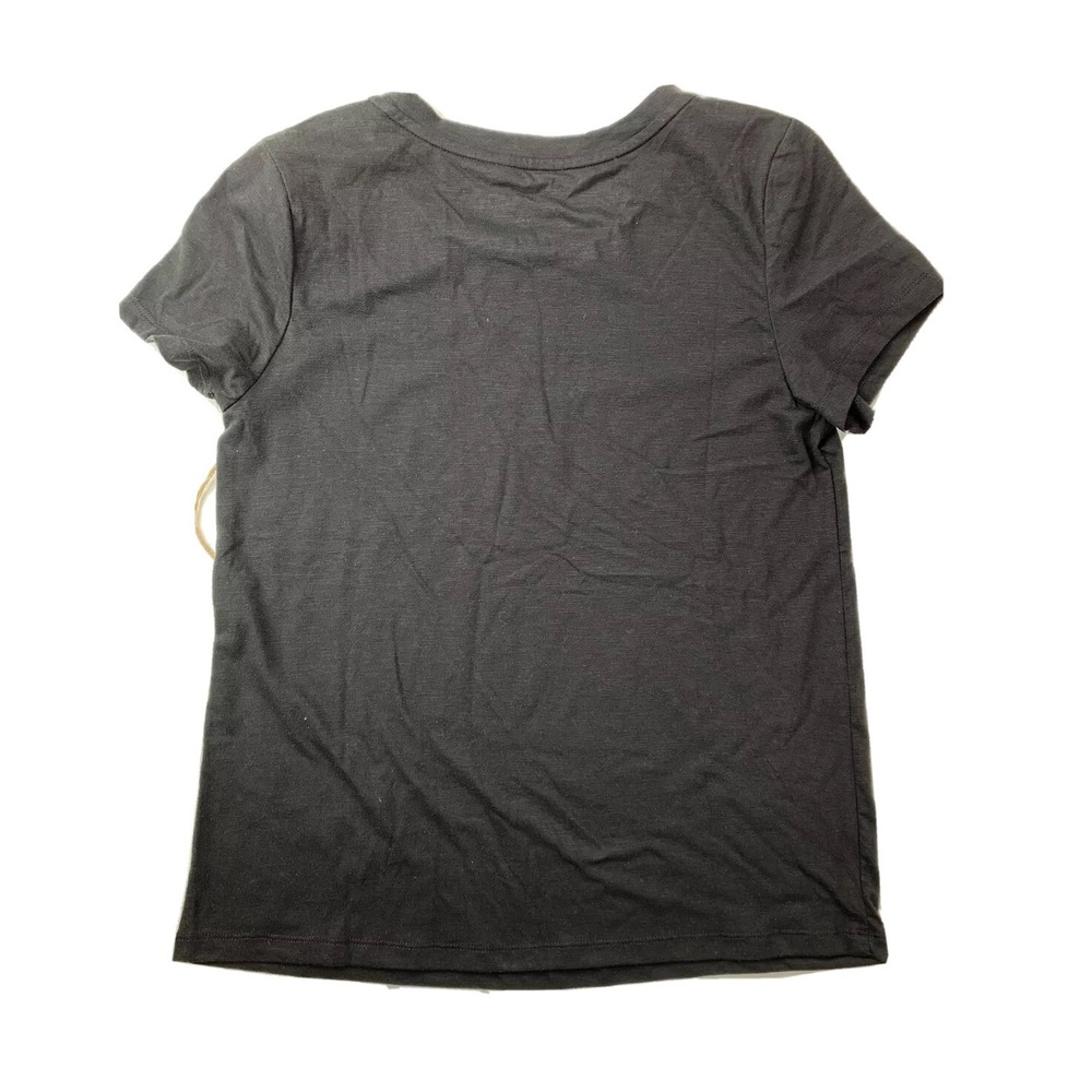 Rae Dunn Be Proud Rainbow Graphic Tee Black Slub T-Shirt Womens Large NEW NWT - Picture 3 of 12